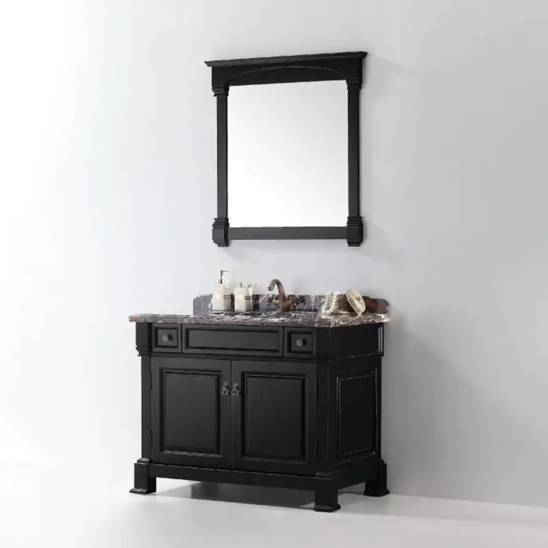 H51C248 American style bathroom cabinet using dust-free baking paint technology
