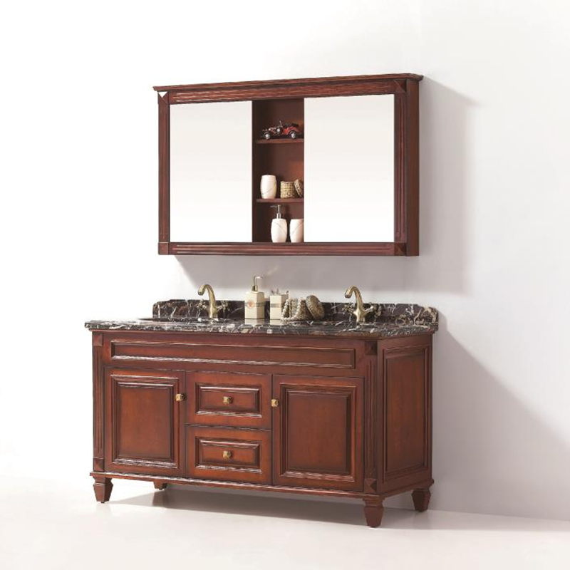 H51C250 American style bathroom cabinet using high-end marble stone