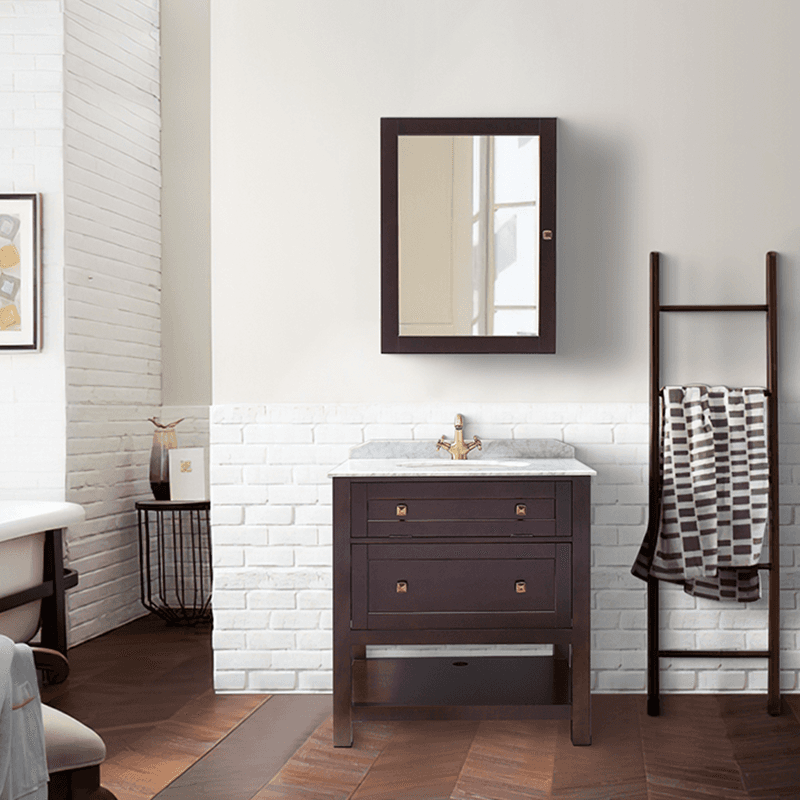 H51G289 Environmentally friendly American style bathroom cabinet