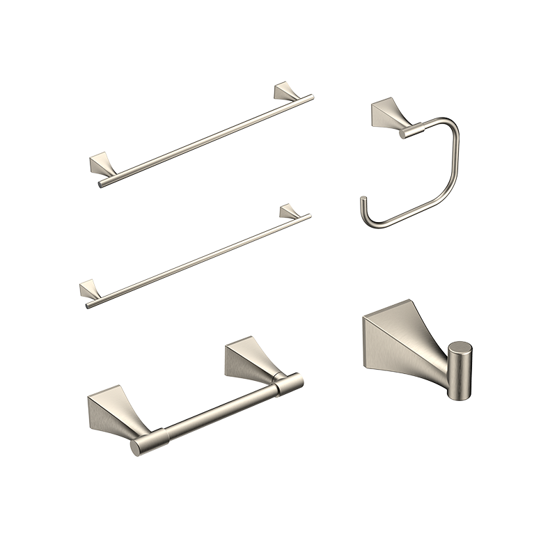 Bathroom accessory set, chrome bathroom hardware set, wall mounted
