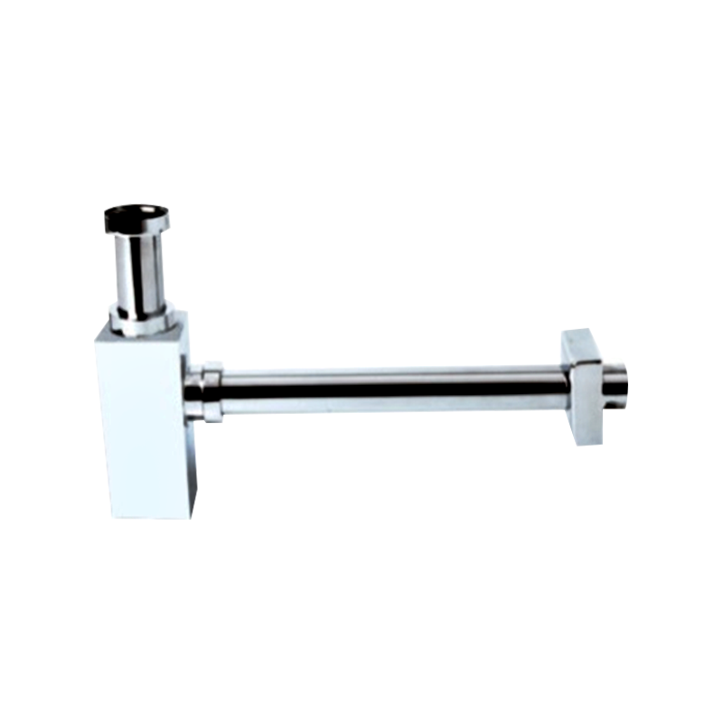 Washbasin deodorization accessories European style all metal chrome plated wall drainage pipe drainage kit