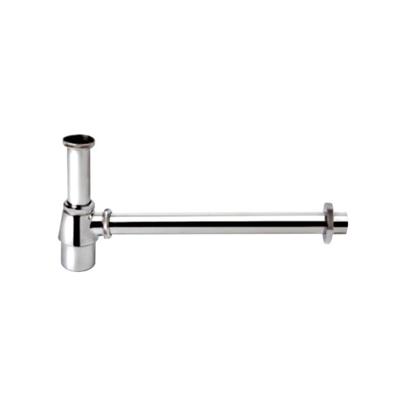 Washbasin deodorization accessories European style all metal chrome plated wall drainage pipe drainage kit