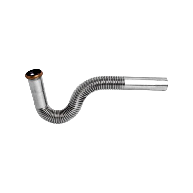 Washbasin deodorization accessories American style all metal chrome plated arbitrary drainage pipe corrugated pipe drainage kit