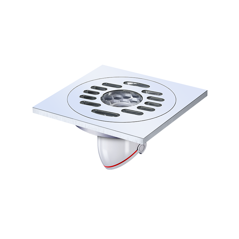 Toilet washing machine, all copper chrome plated magnetic suction floor drain core, large flow rate, odor proof floor drain