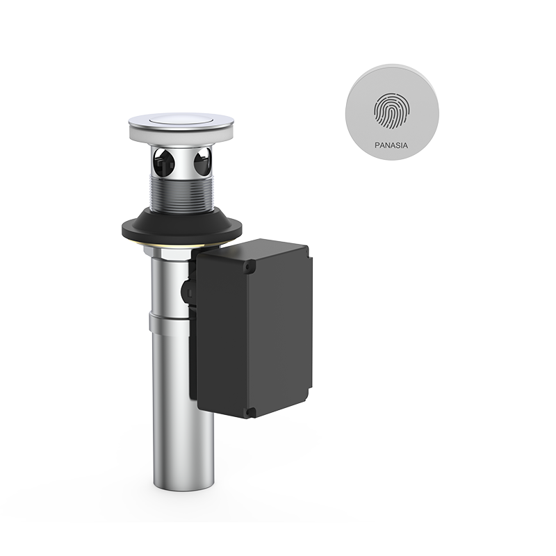 American style all metal small cap intelligent control (touch sensitive) for water removal in washbasins