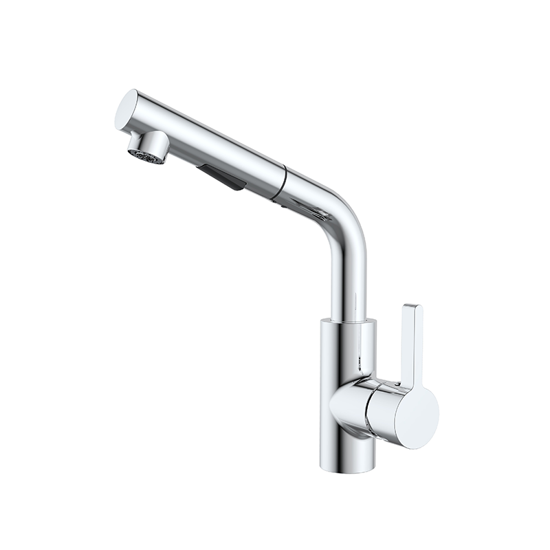 Kitchen sink faucet, kitchen faucet with pull-down spray, high arc kitchen sink faucet