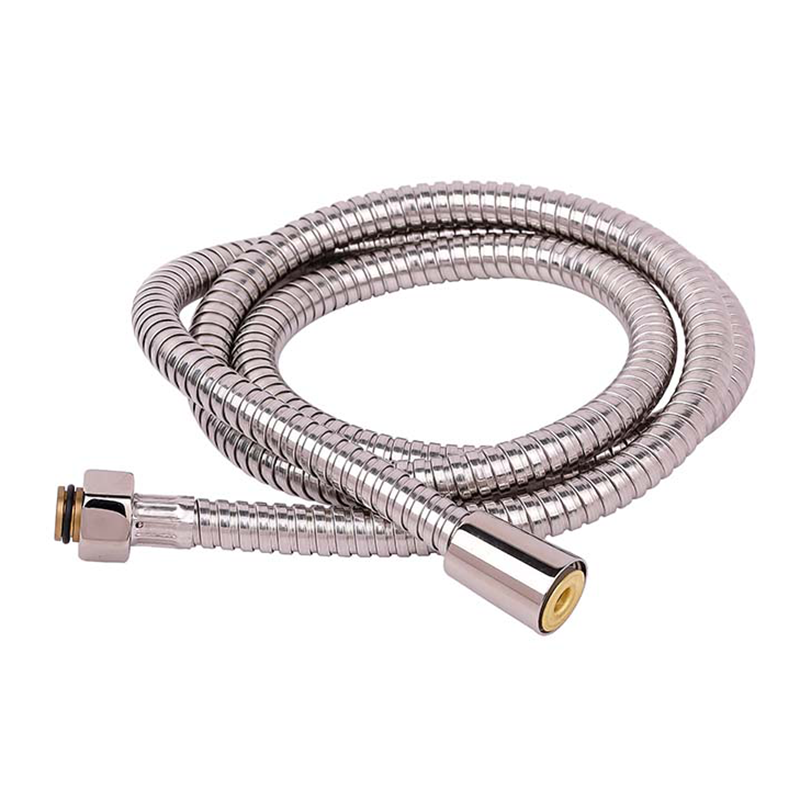 What are the different types of materials used for shower hoses